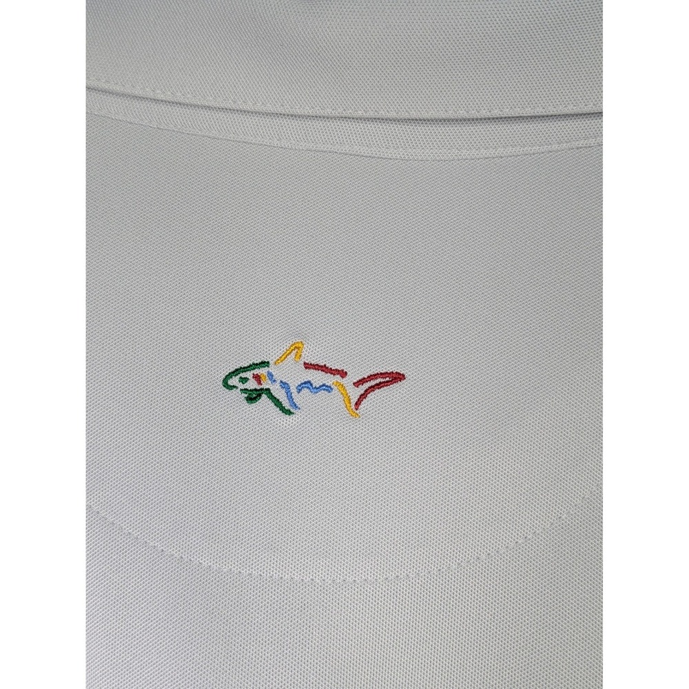 Greg Norman Golf Polo Men's XL Gray Trump National Hudson Valley Embroidered Top - Picture 6 of 7